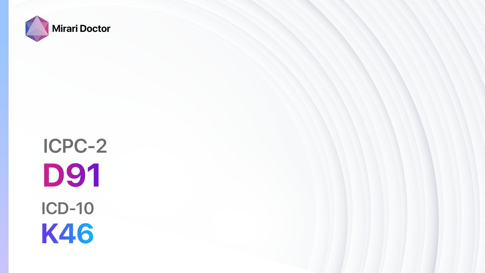 D90 Hiatus hernia (ICD10K44)