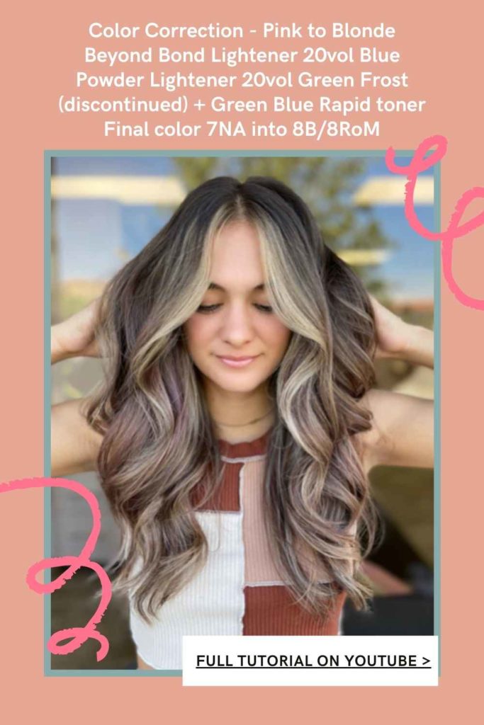 Color Correction Pink to Blonde! Mirella Manelli