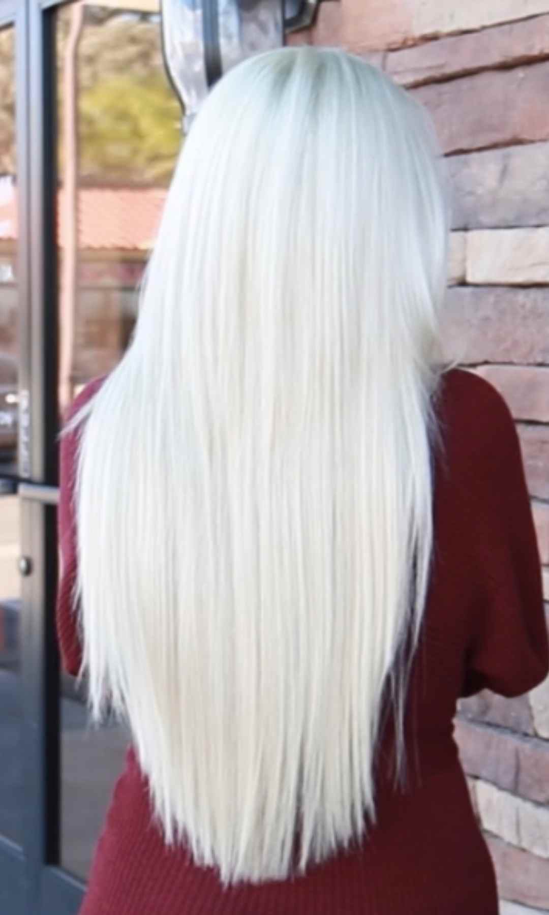 Black Hair With White Tips