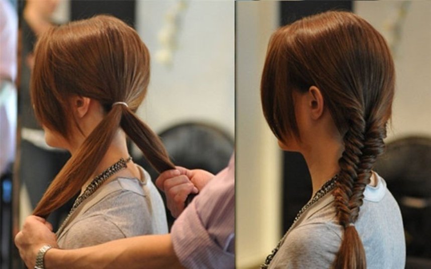 Ponytail ფარული ელასტიური.