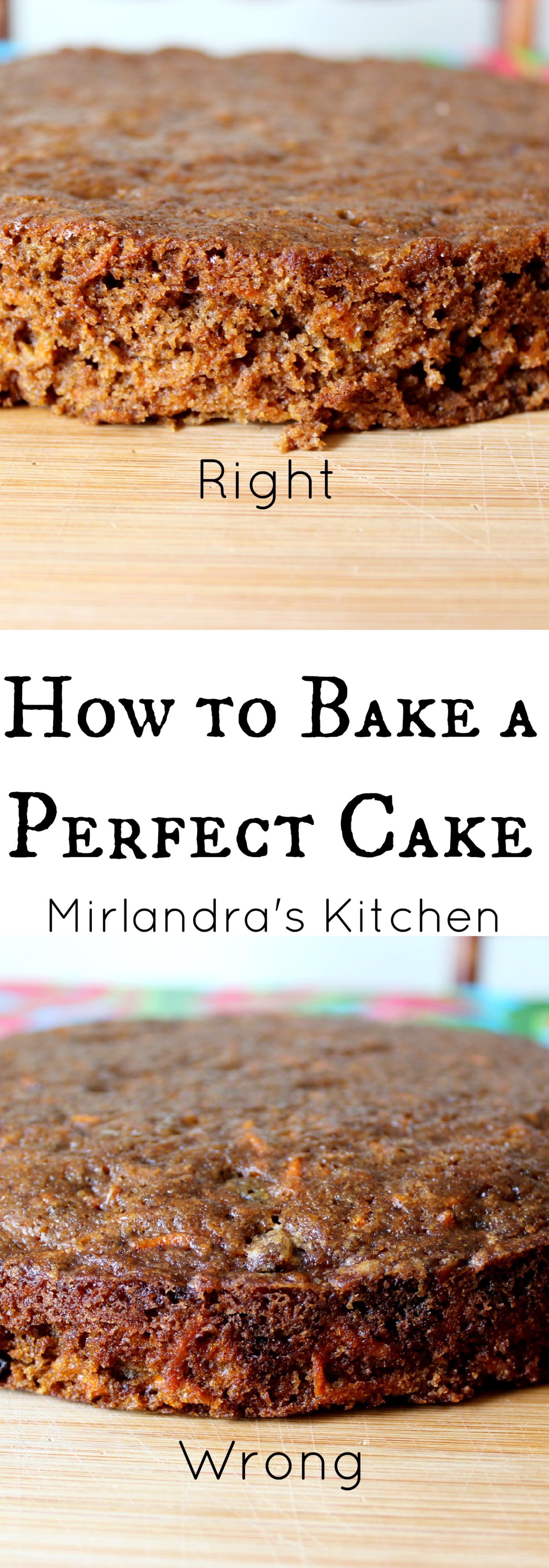 How To Bake A Perfect Cake Mirlandra's Kitchen