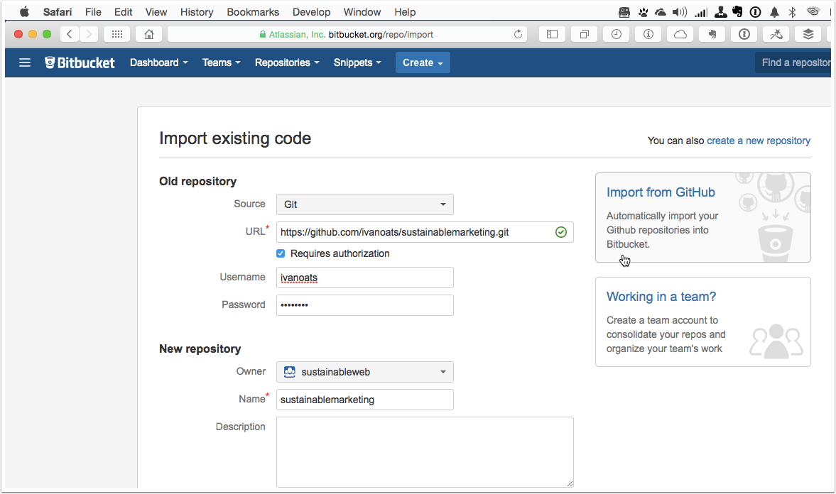 From github import github. From github import github