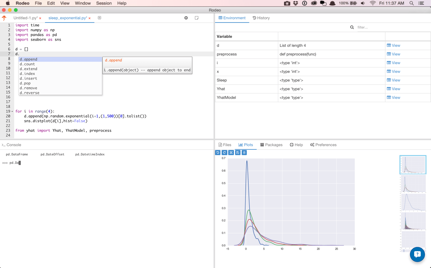 Анализ данных python работа. Rodeo ide. среда разработки python. ide для python статистика. rodeo python.