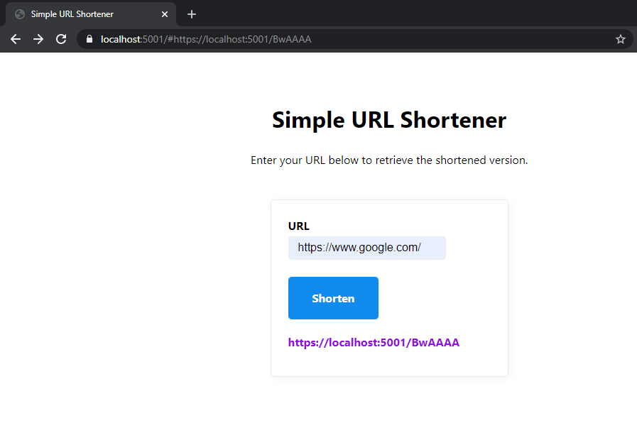 Простой url