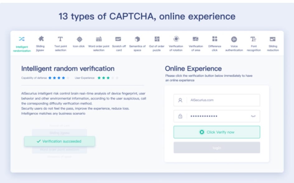Captcha type