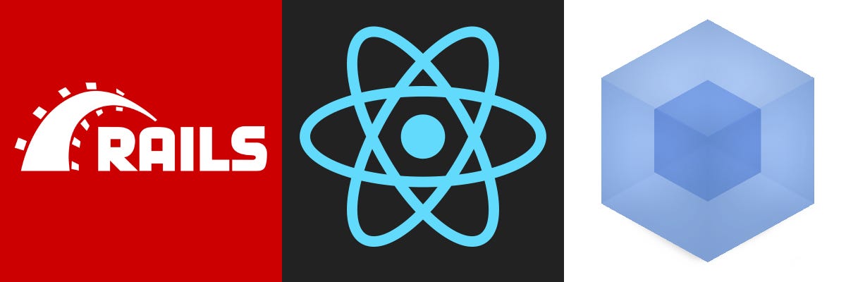 React typescript webpack. React и rails. ruby on rails лого. react js. ruby react.