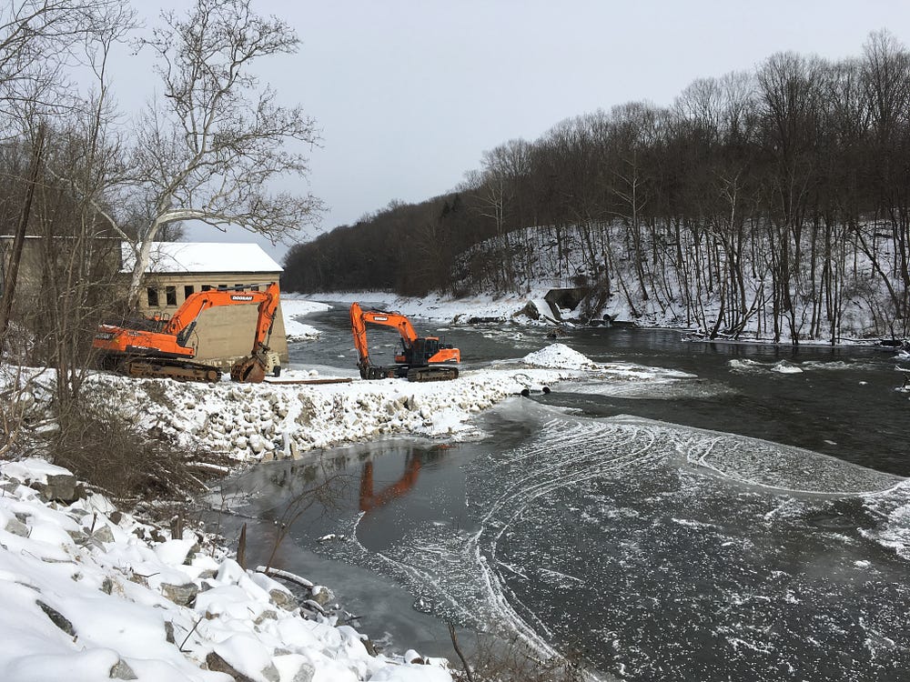 Demolition crew Removing dams brings partners together in NJ by