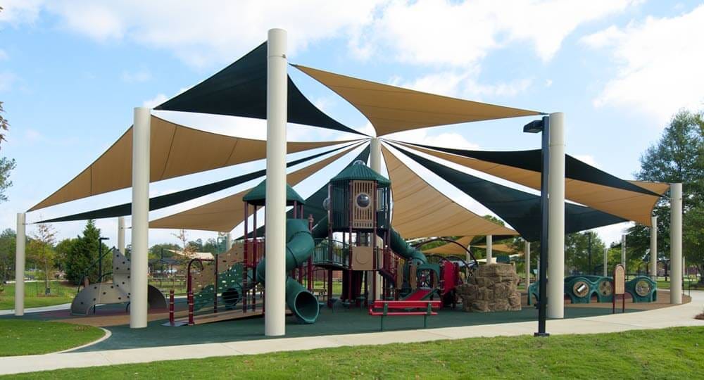 Playgrounds with Shade Structures by Creative Recreational Systems