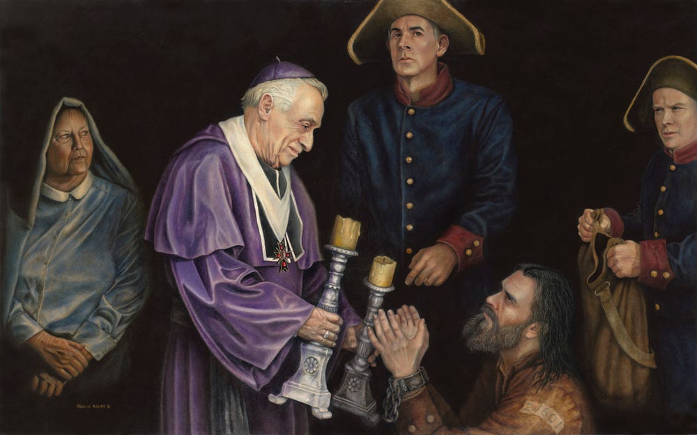 Grace and Candlesticks. Those candlesticks. by Emily Jane Medium