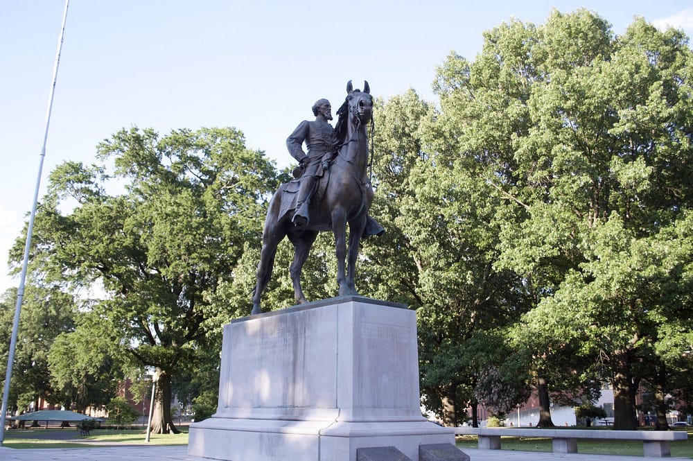The time that guerilla art made Nathan Bedford Forrest’s statue disappear