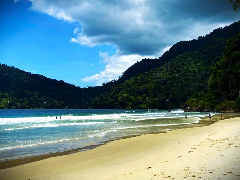 Majestic Maracas Beach, at Last!. Beach closures due to COVID made it a