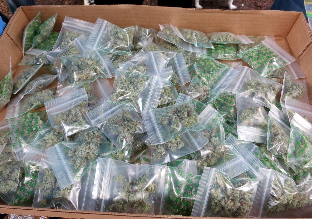 Buying weed from a market — a selfexperiment by