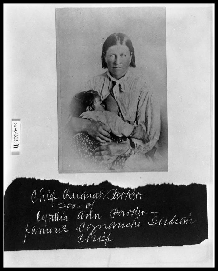 Cynthia Ann Parker. Stories of Texas Women by The Alamo Medium