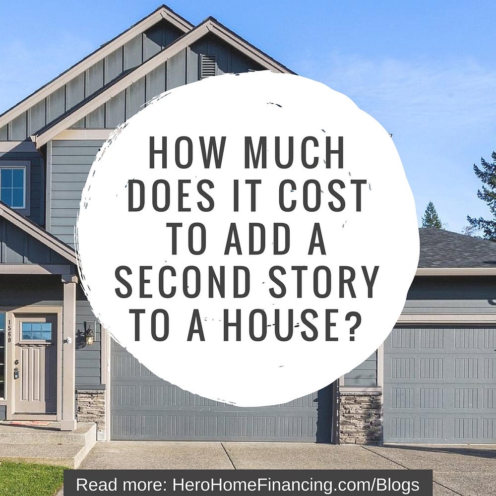 How much does it cost to add a second story to a house? by Eric Green