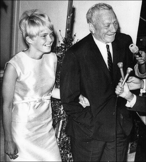 Supreme Court Justice William O. Douglas and His Lawyer Wife, Cathy an