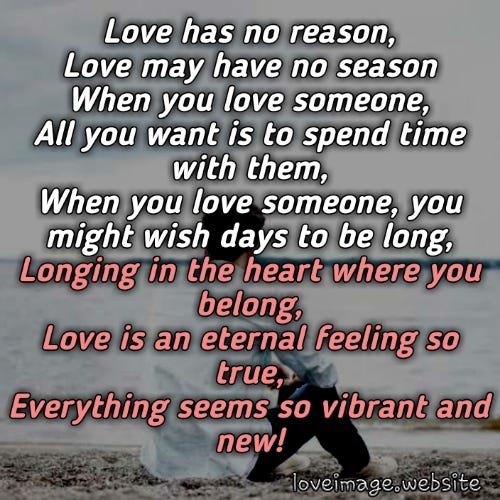 English love image with poem.. Love poem for her. Best English poetry