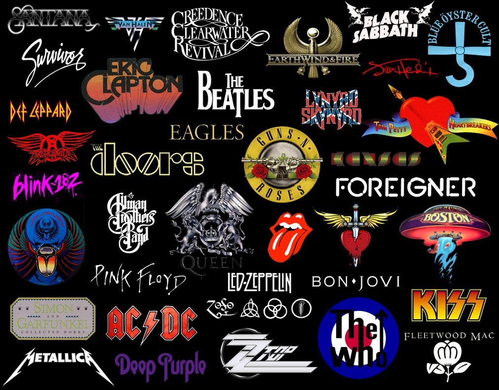 Classic Rock Bands 60s80s. Classic Rock has been a major