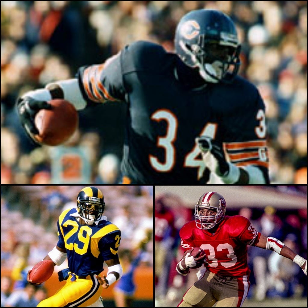 The Top 10 NFL Running Backs of the 80s by Jeffrey Genao The Sports