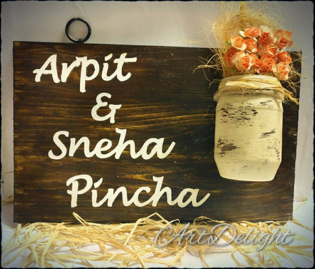 DAANIS Design Handmade Name Plate Ideas