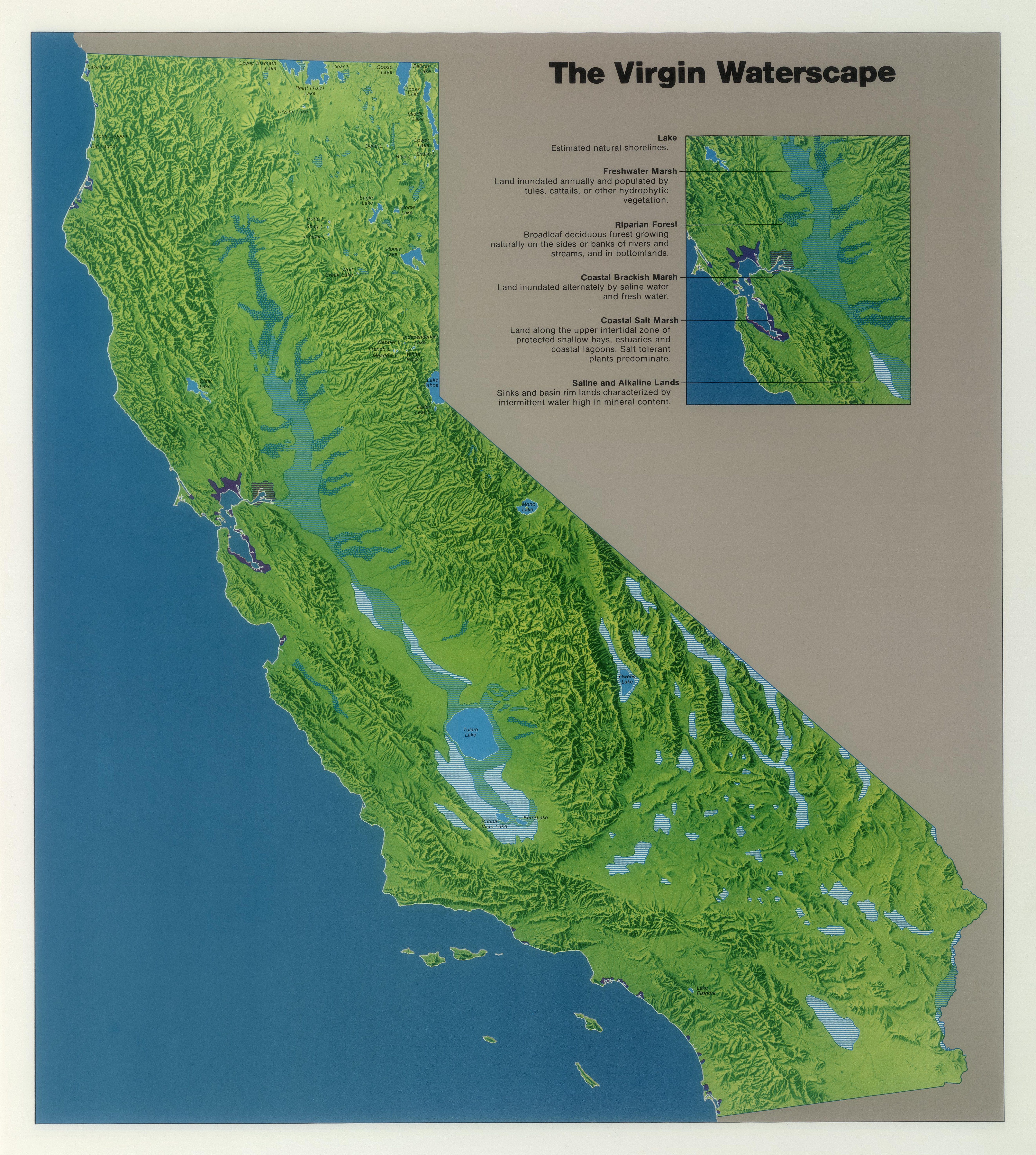 Bodies Of Water In California Map California’s Liquid Assets. Tracing the water that powers the… by