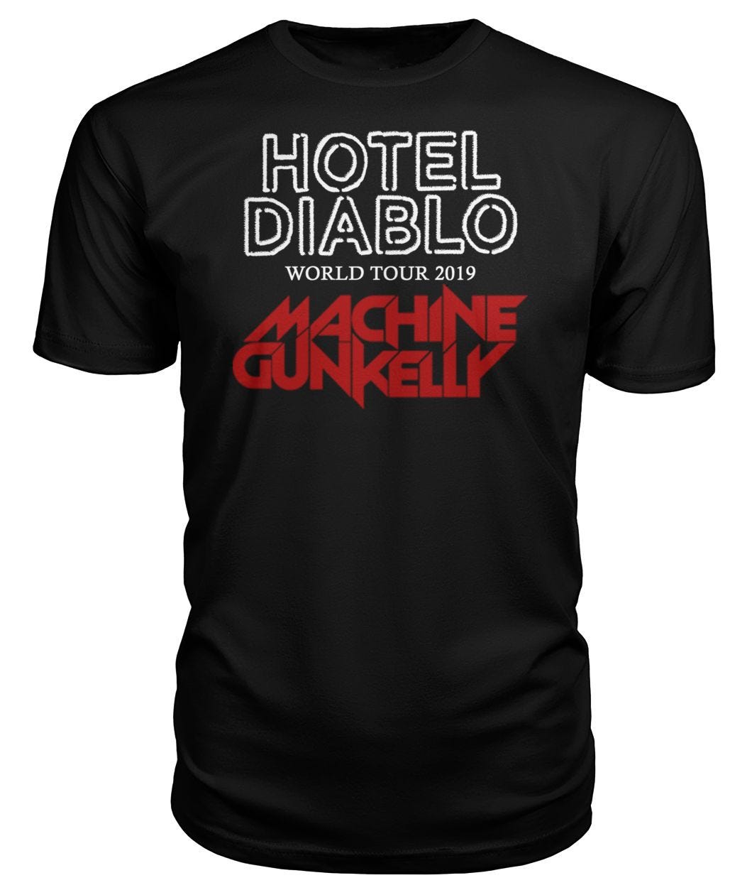 Hotel Diablo Machine Gun Kelly Official T SHIRT Hotel Diablo Machine