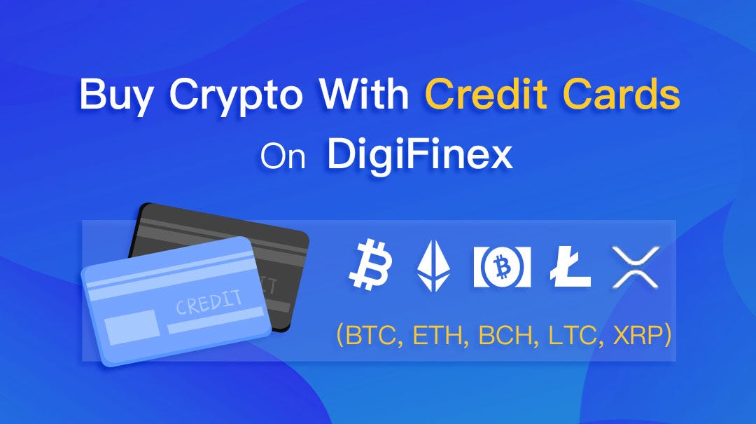 Buy Crypto With Credit/Debit Cards on DigiFinex! by DigiFinex