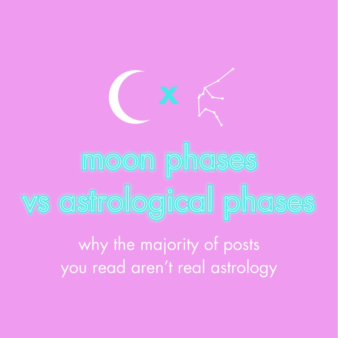 Moon phases vs moon signs + degrees and phases by taahboo Medium