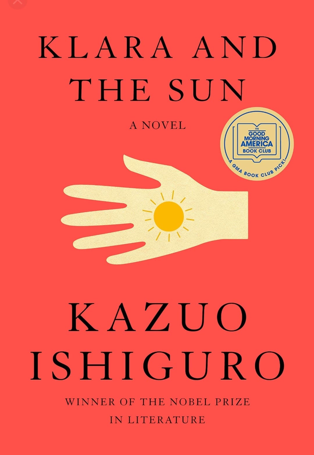 Klara and the Sun. What does it mean to be human? by Madhuri