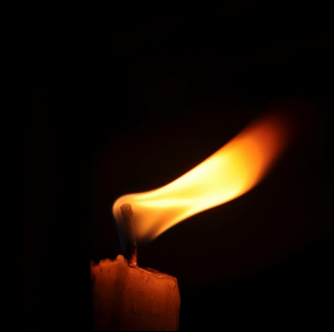 When a candle burns in a microgravity environment the flame expands in a sphere! r