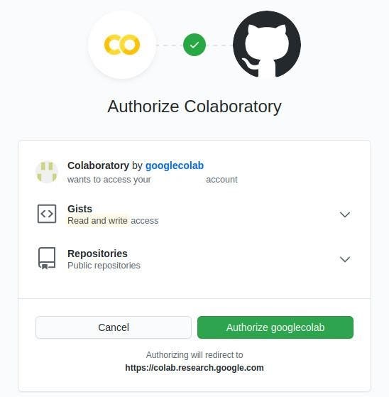 Push Google Colab ipynb Notebook to Github on Google drive