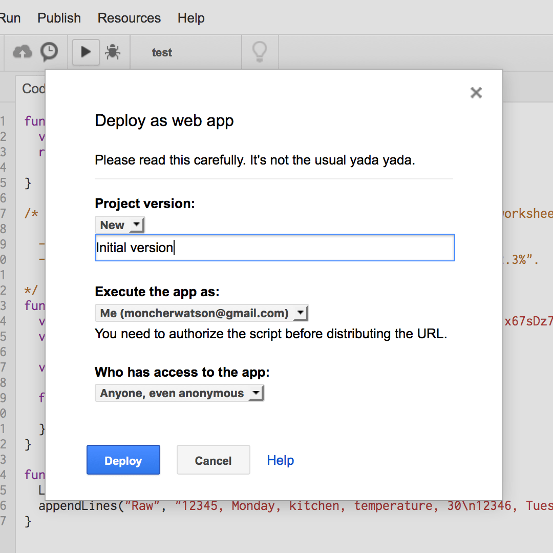 Build an dashboard with Google Sheets