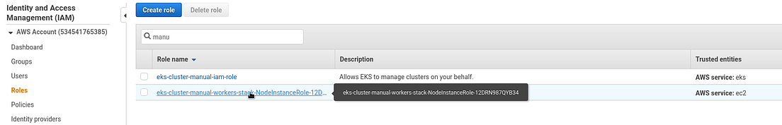 part 3 — AWS EKS overview and manual EKS cluster set up