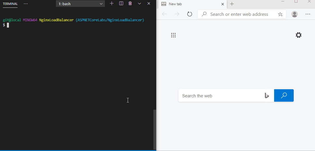 Load Balancing an Core Web App using Nginx and