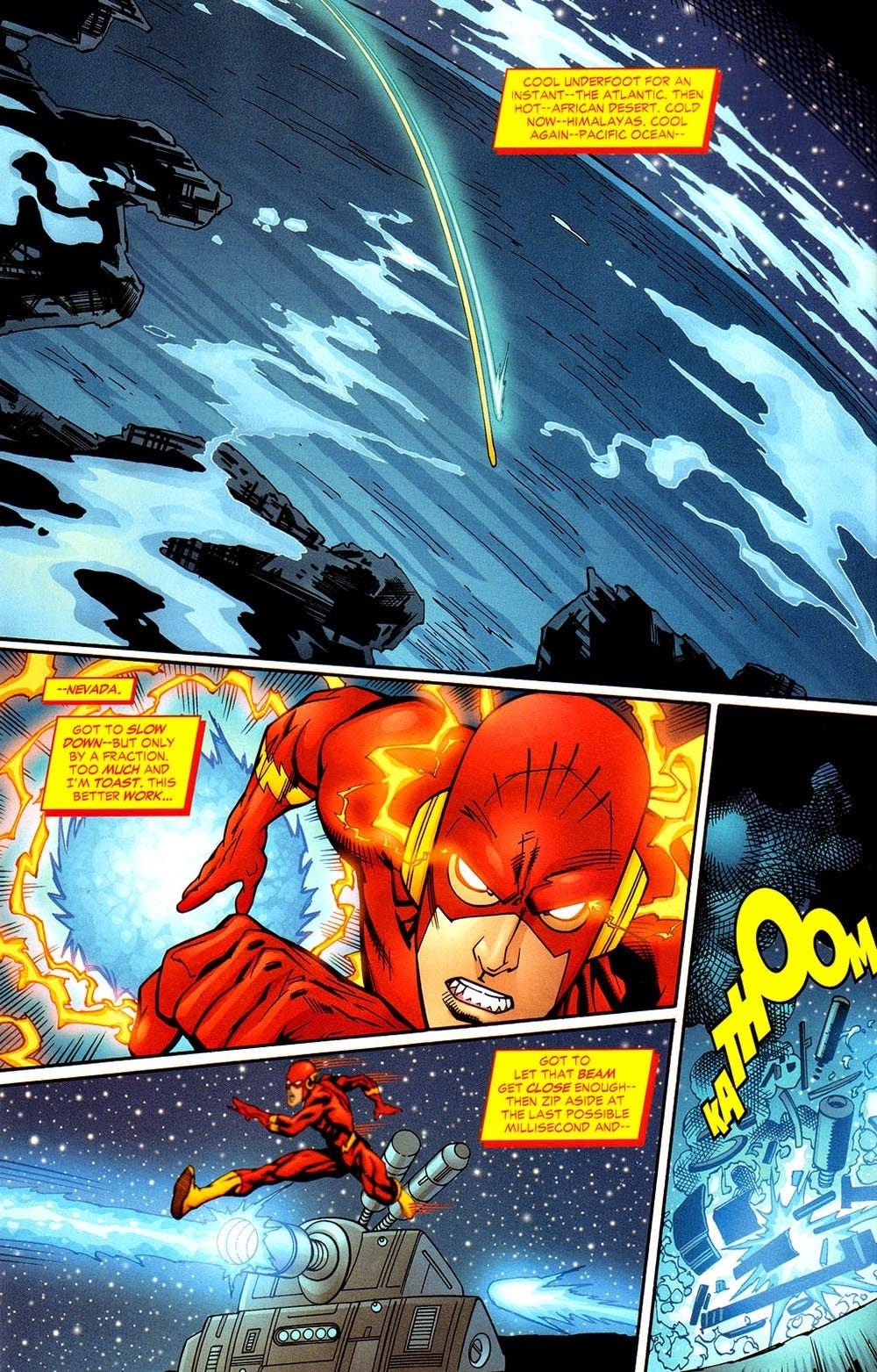 Why is the Flash much slower in his TV series than in the