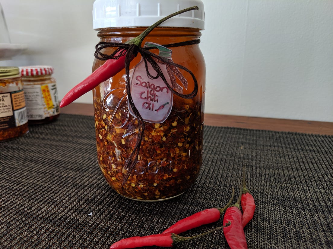 Spicy Saigon Chili Oil Recipe. A hot chili oil recipe originated from