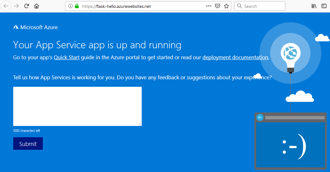 Deploy your Flask app on Azure in 3 easy steps by Niko Vrdoljak Medium