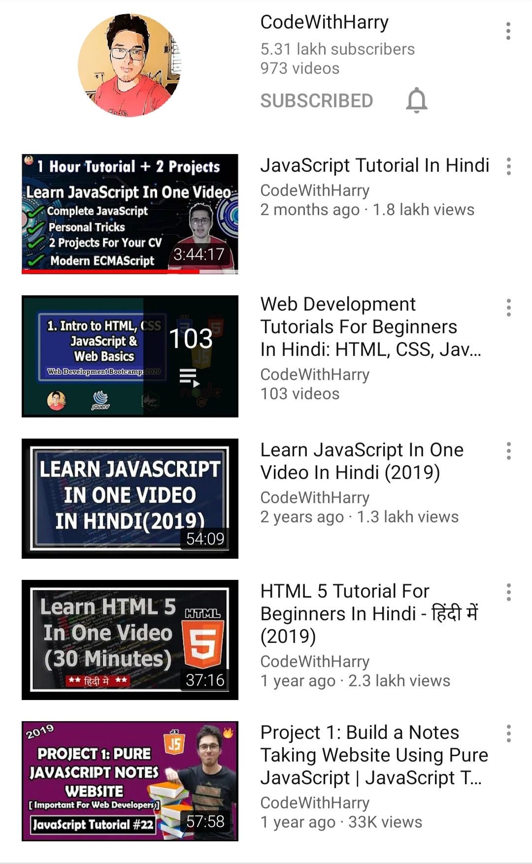 10 Best Youtube Channels For Learning Javascript. by Abhishek Rawe