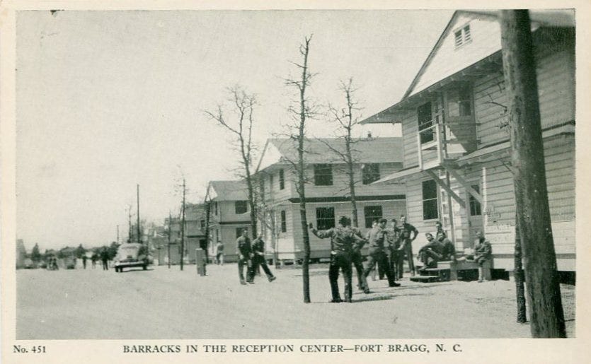 Fort Bragg Postcard Collection Online by Matthew Peek NC Stories of Service Medium