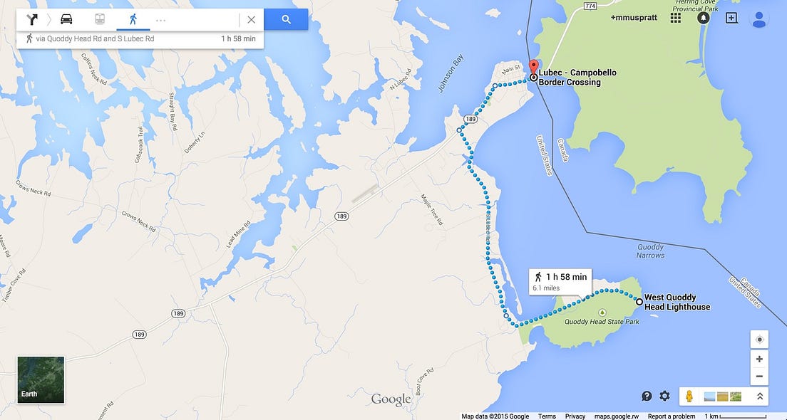 West Quoddy Head Maine Map A Brief History of Road Signs Post 2 Maine by Matthew Muspratt