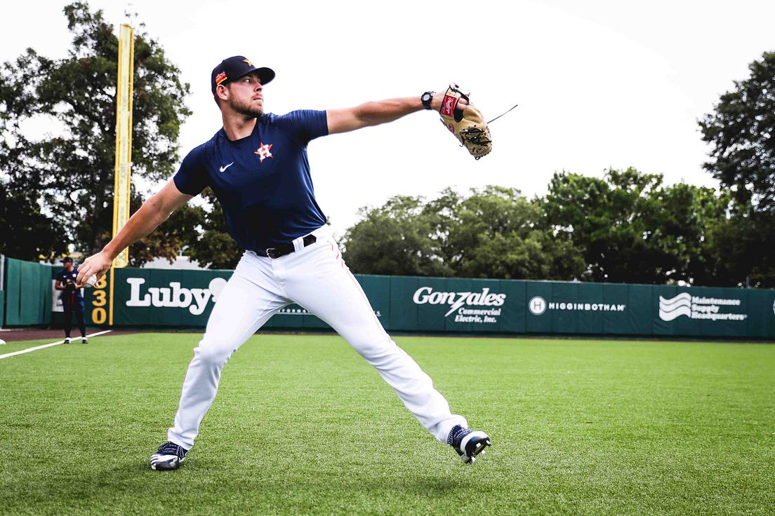 Astros Taxi squad at University of Houston. by Astros Photography