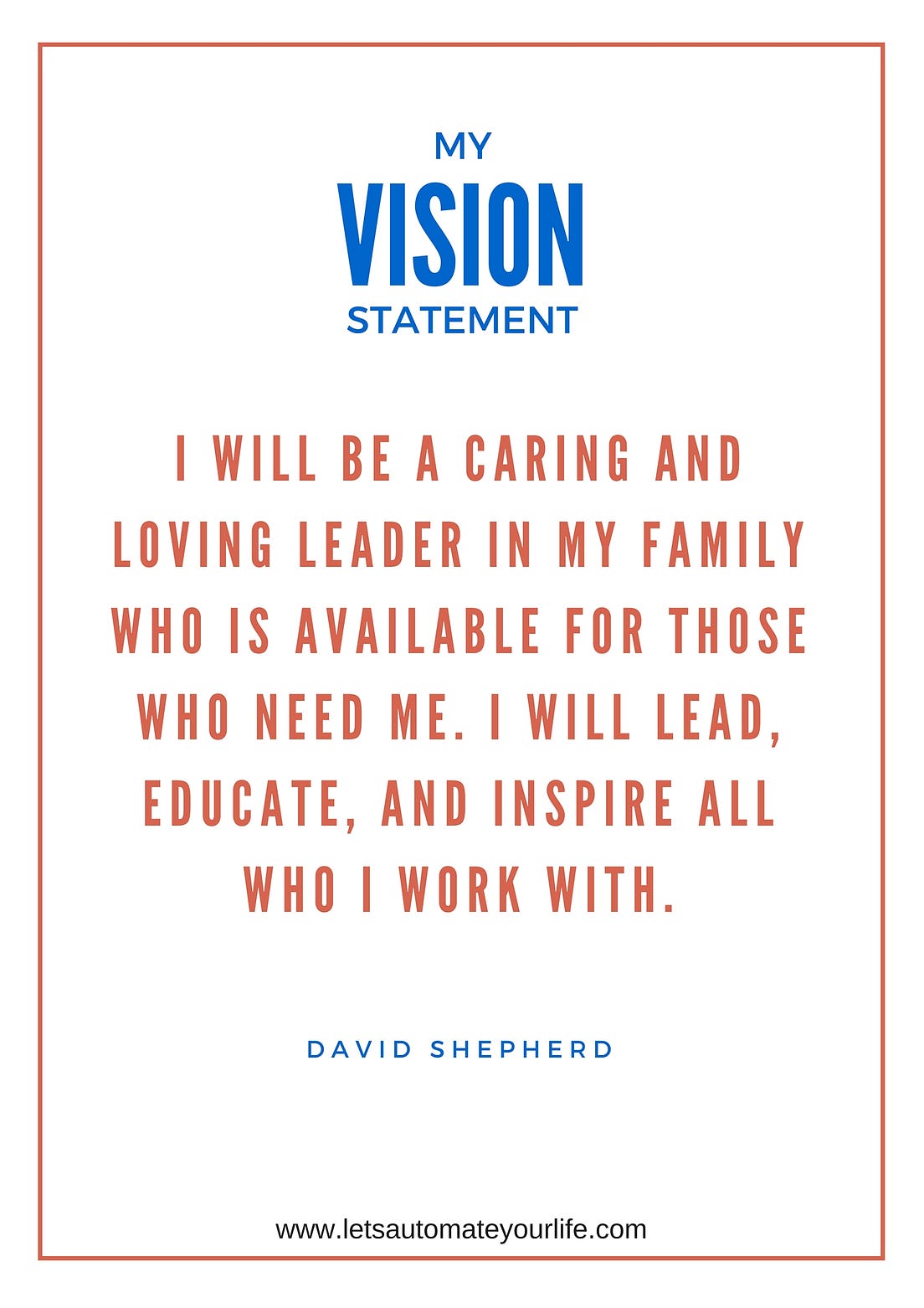How to Create Your Vision Statement for Success by David Shepherd