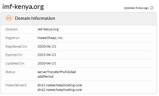 FALSE This website offering COVID19 relief loans from the IMF is fake