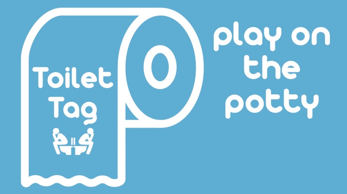 toilet tag. Five years ago, I discovered my career… by Dave It's