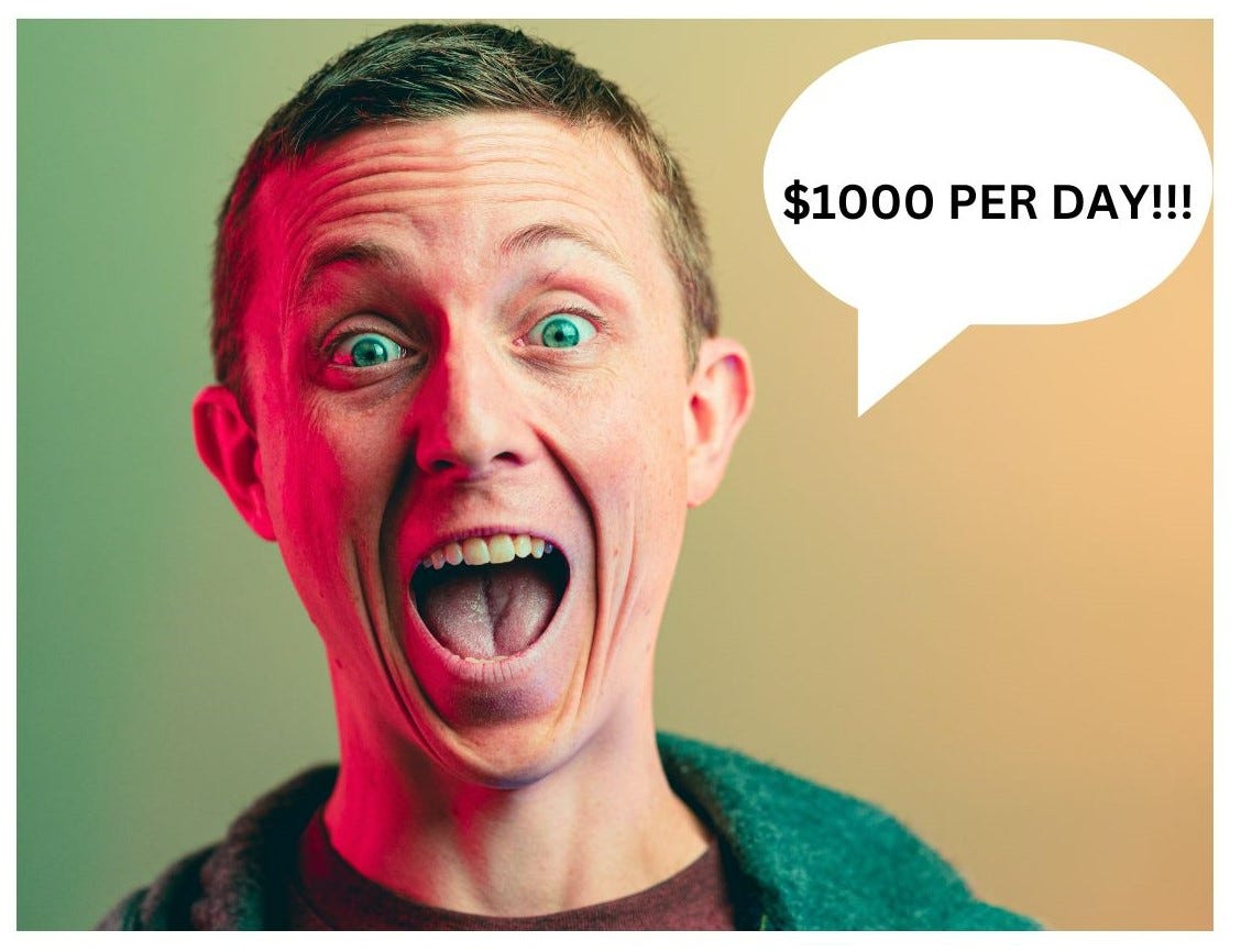 My Journey from 0 to 1000 Per Day with Blogging by Luther Thomas Jr