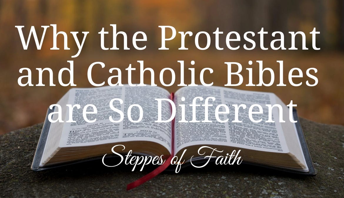 Why is there extra books in the Catholic Bible? JesusAlive.cc