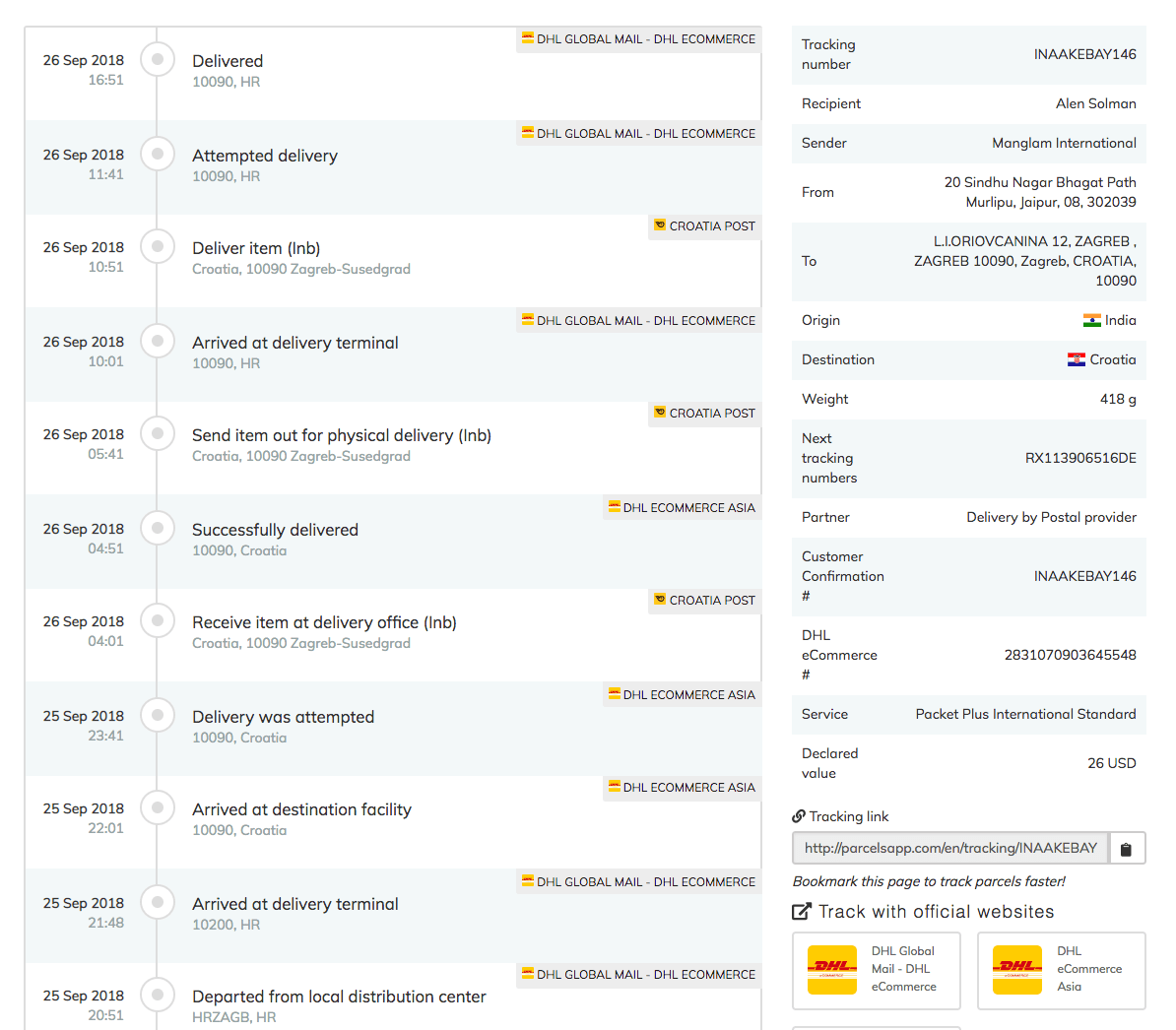 Dhl Gm Parcel Direct Duty Tax Pay On Delivery Tax Walls