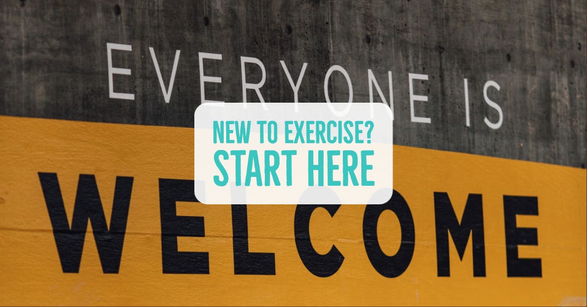 New to Exercise? Start Here. There’s no shortcut around it. Fitness