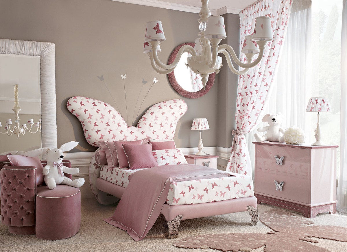 Mädchen Tapete Poco / Bordure kinder kinderzimmer gunstig