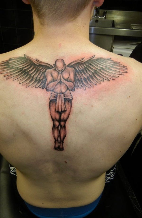Tatuagem de Anjo Significado e Ideias incríveis para a sua tattoo! 75 melhores desenhos de tatuagem de anjo que vai fazer você se