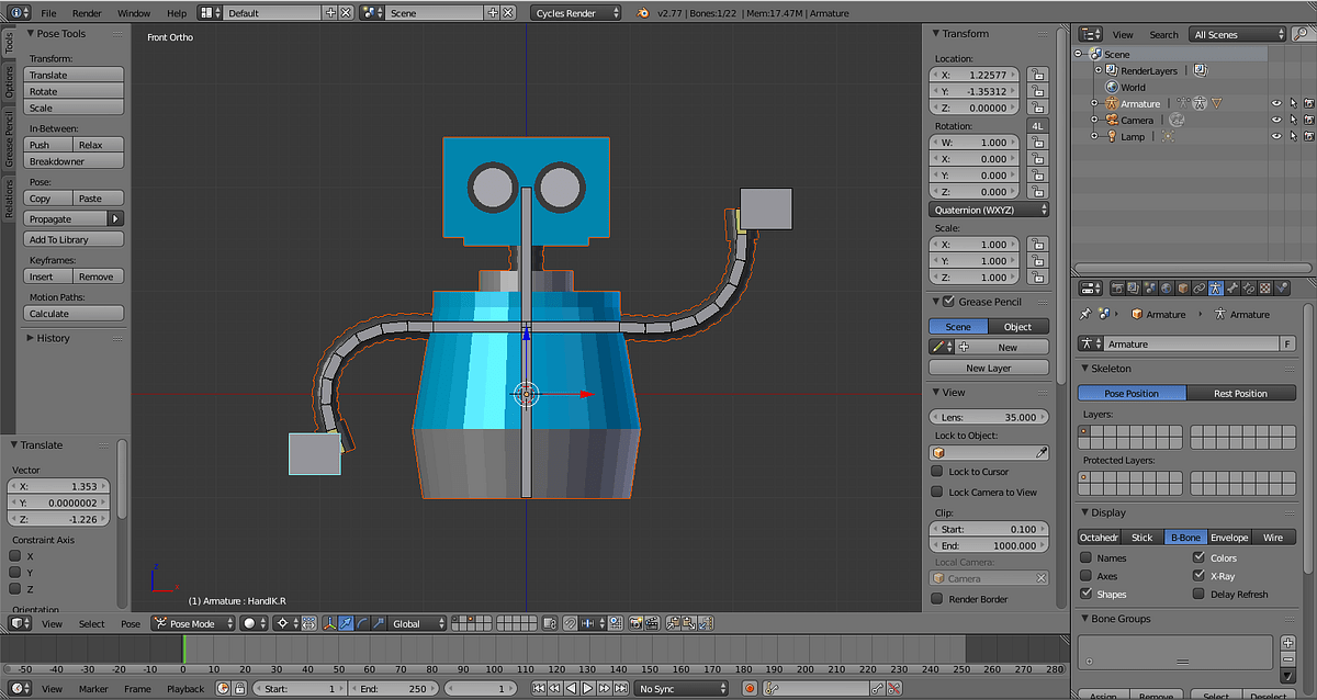 Beginner Blender Armatures & Rigging by Jared Nielsen Medium